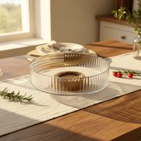 Alistate-Ensaladera de vidrio