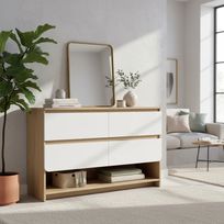 Alistate-Comoda madera color marron