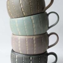 Alistate-4 tazas de cerámica