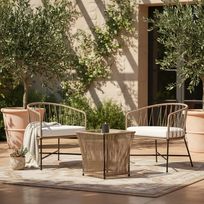 Alistate-Juego de living para el balcón