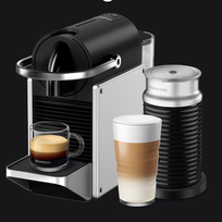 Alistate-Nespresso Pixie Silver & Aeroccino