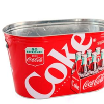 Alistate-Hielera Metálica Coca Cola