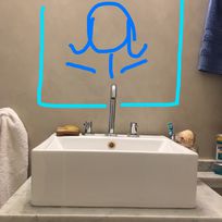 Alistate-El espejo del baño!
