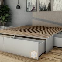 Alistate-Cama Box con Cajones - USD 420
