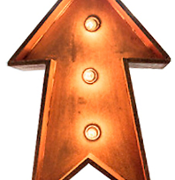 Alistate-Flecha con luces 45 cm
