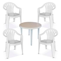 Alistate-Set mesa y sillas exterior