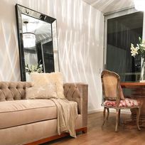 Alistate-Sofa tapizado en panne beige