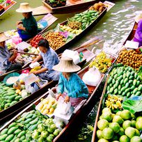 Alistate-Excursión Bangkok: Mercado flotante de Damnoen Saduak