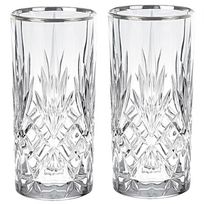 Alistate-Vasos cristal tallado
