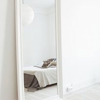 Alistate-Espejo de madera Blanco 2x1,5