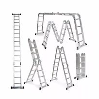 Alistate-Escalera Multifuncion Aluminio Plegable 4.7 Articulada 4x4