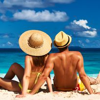 Alistate-Sombreros para la Playa y bronceador