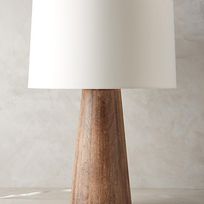 Alistate-Lámpara base madera