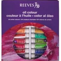 Alistate-Set De Óleos Reeves X 24 Colores En Pomos De 10 Ml