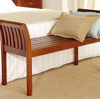 Alistate-Pie de cama de madera