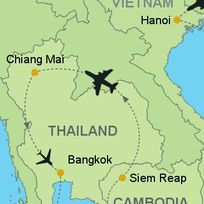 Alistate-Vuelo de Chiang Mai a Siem Reap
