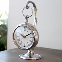 Alistate-Reloj de Mesa 11 x 25 cm Plateado