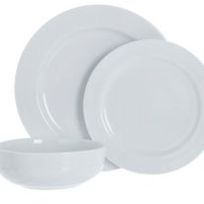 Alistate-Set de 12 platos de porcelana